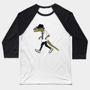 Crocodile wearing a Fedora Baseball T-Shirt